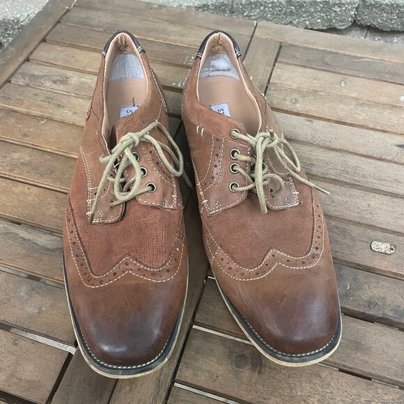 Steve Madden Dress Shoe Wingtip Size 9 - Picture 1 of 8